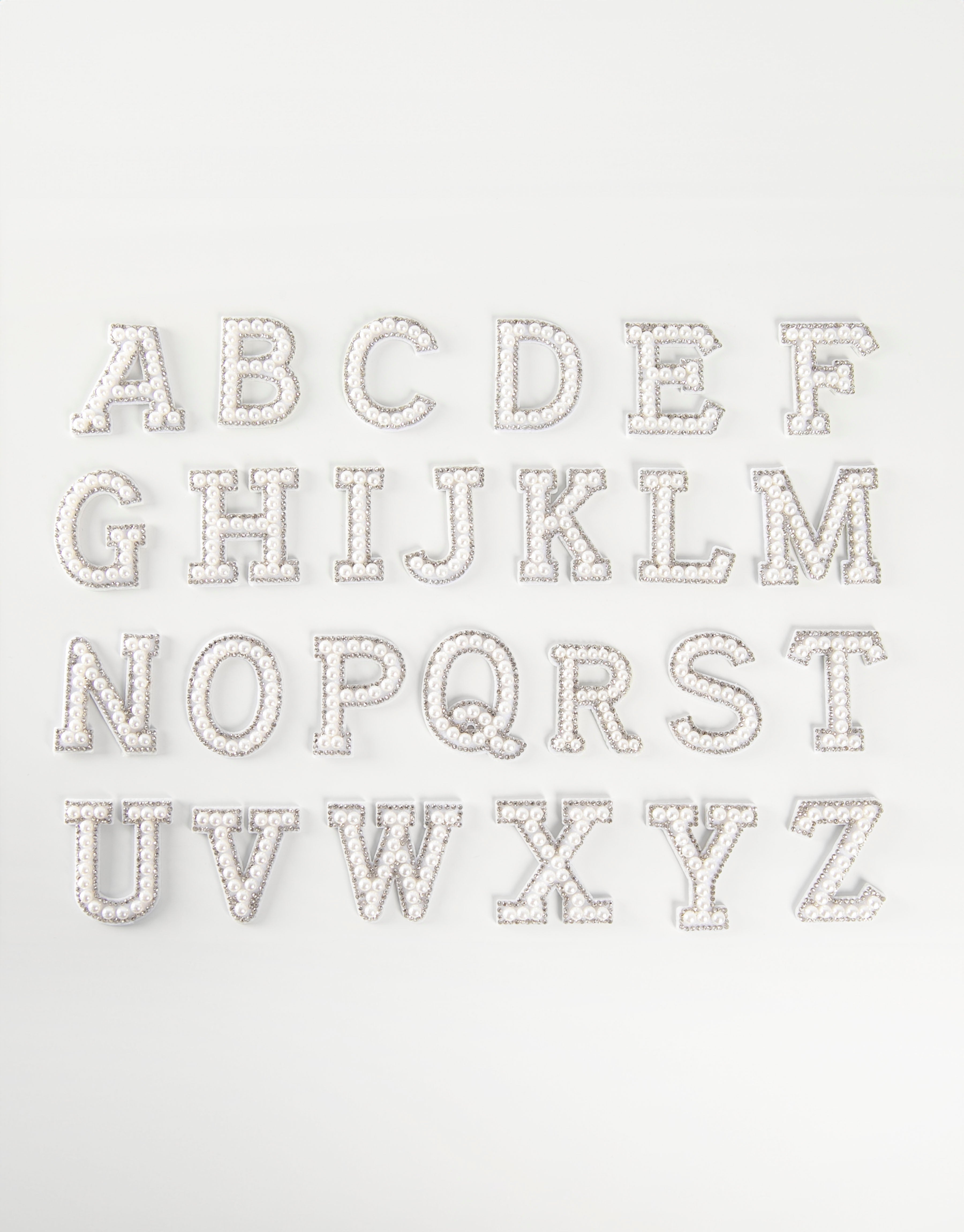 23Dreams Bridal Pearled Party Tote Bag - Customisable Letters A - Z