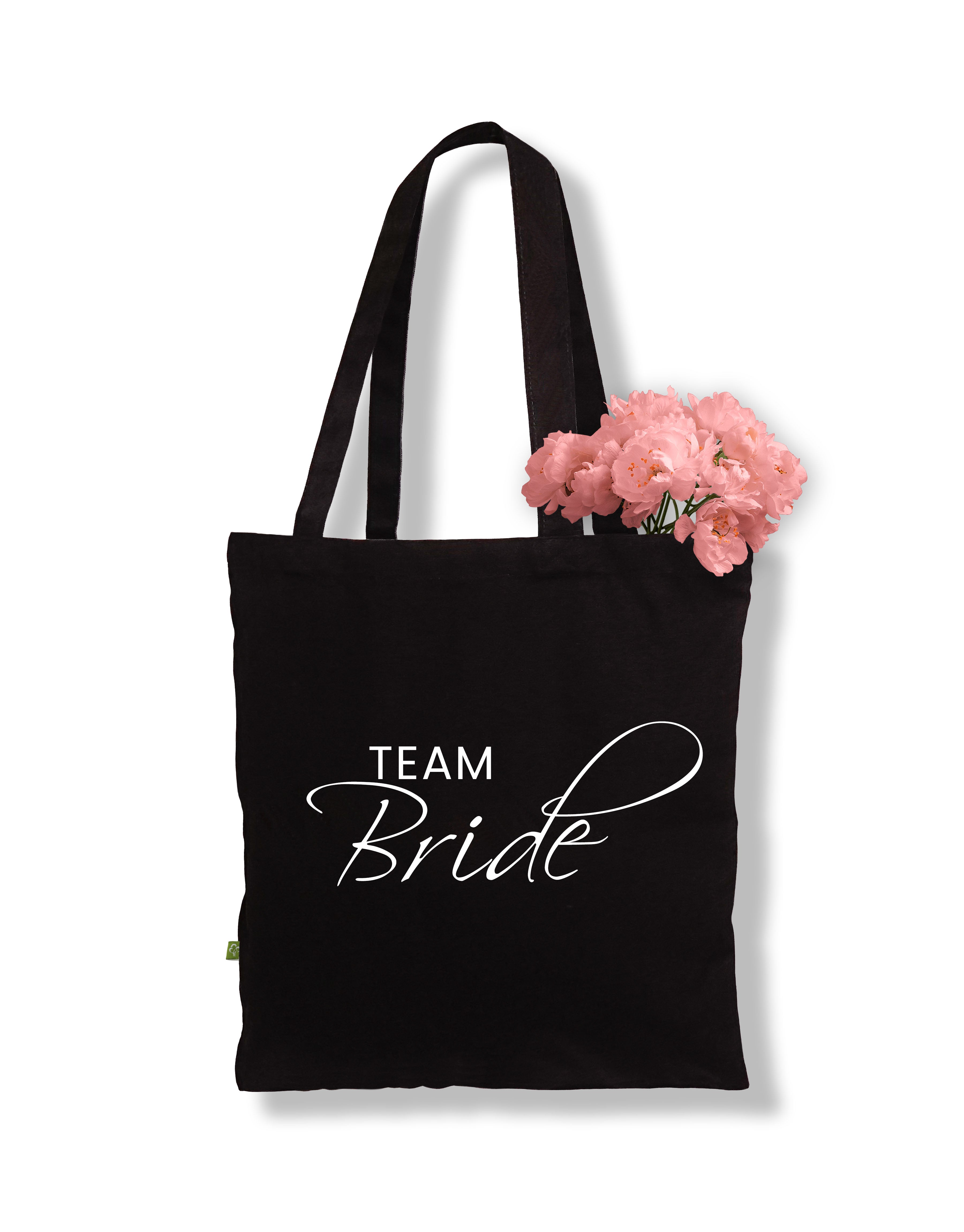 Fun and festive tote bag for the 'Team Bride'.