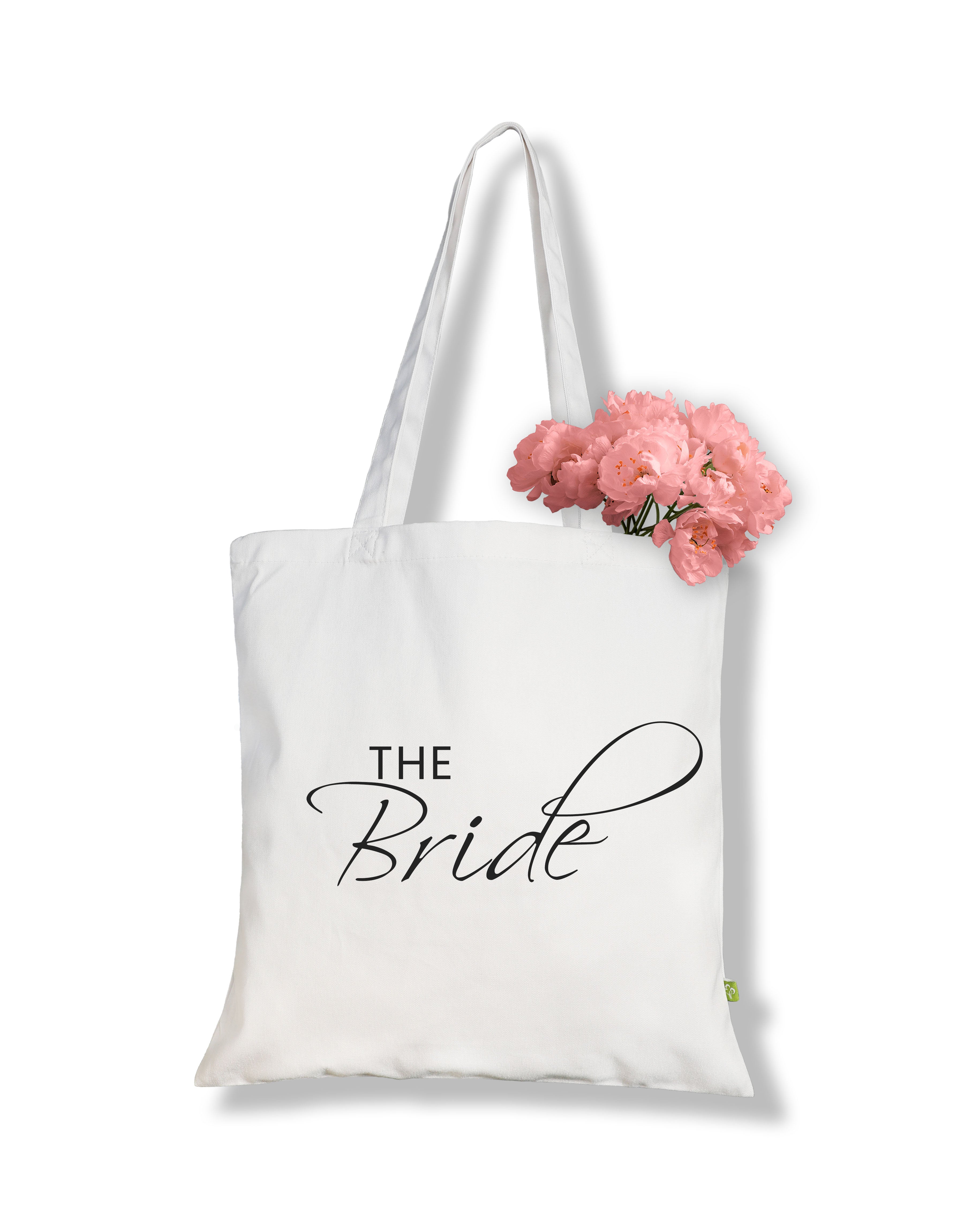 Chic and elegant tote bag for the bride-to-be.