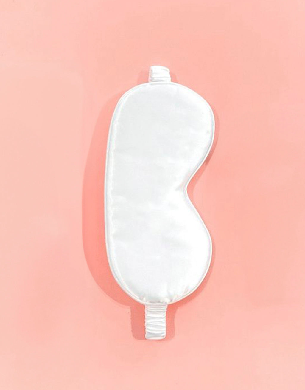Ultra Soft Satin Sleep Eye Mask - White