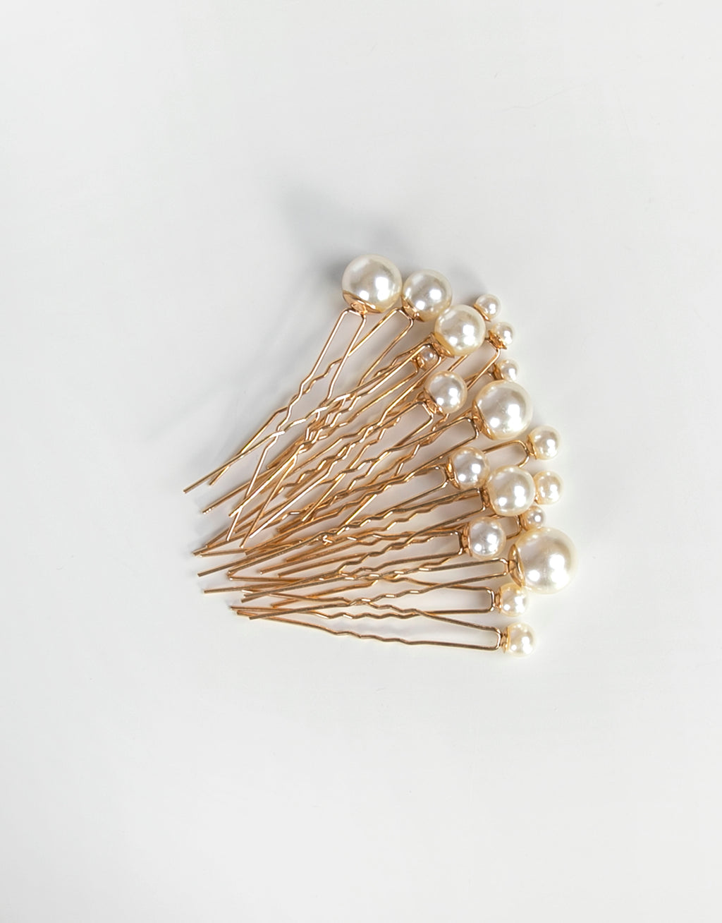 23Dreams Glamour Pearls Hair Pin Set in Gold - 18 Pins