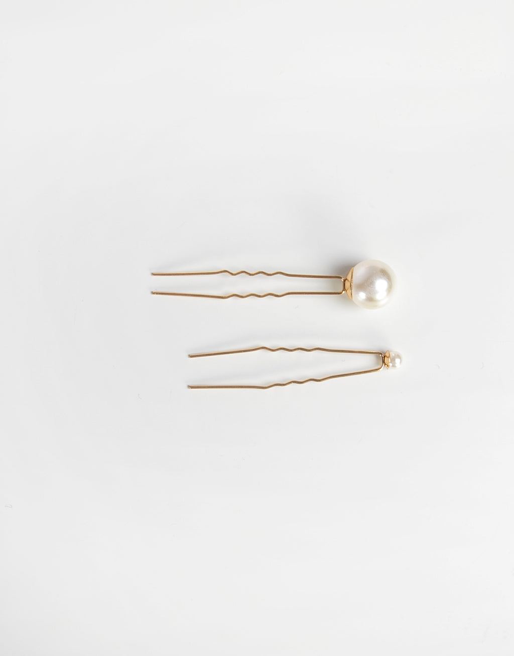 23Dreams Glamour Pearls Hair Pin Sizes in Gold 