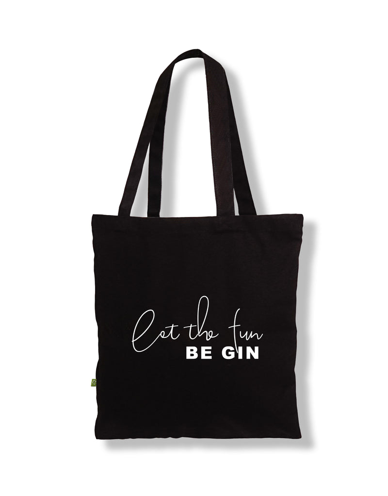 Express your love for gin with our fun tote bag.