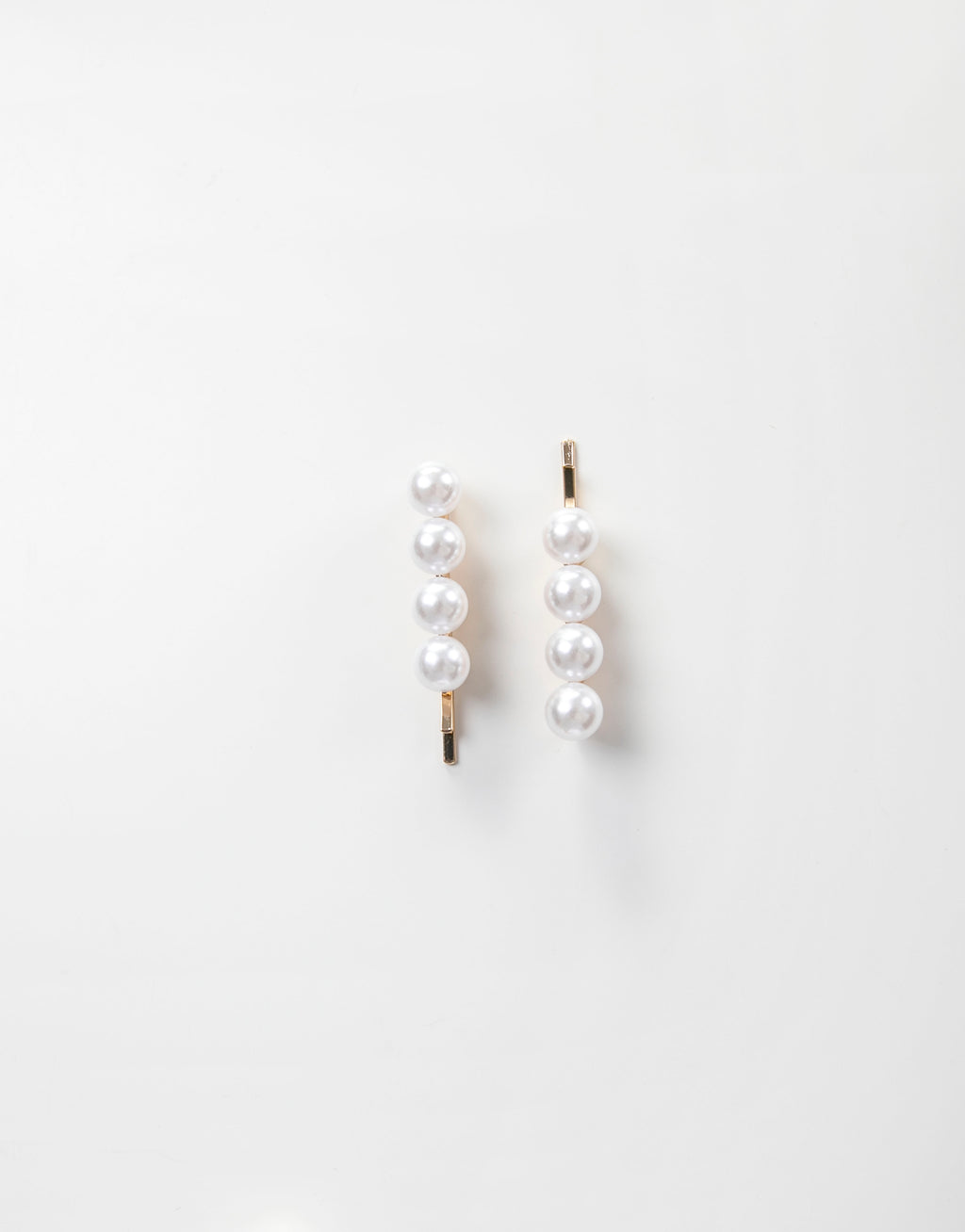 23Dreams White Pearls Gold Hair Pin Set pf 2
