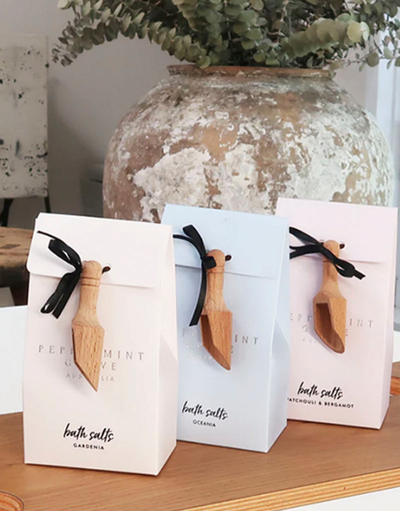 Cruelty-free and paraben-free Gardenia Bath Salts for guilt-free indulgence.